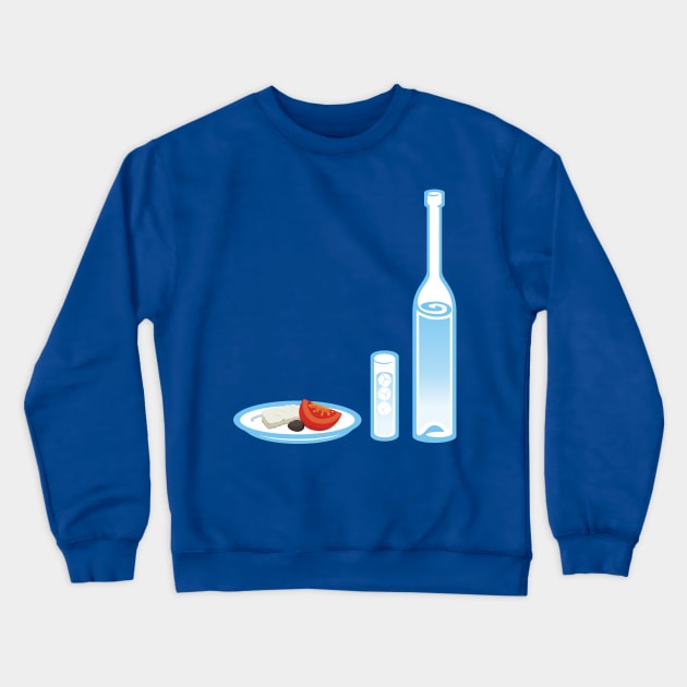 Ouzo Crewneck Sweatshirt by sifis